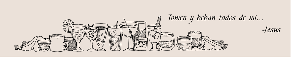 Vasos y copas de cócteles